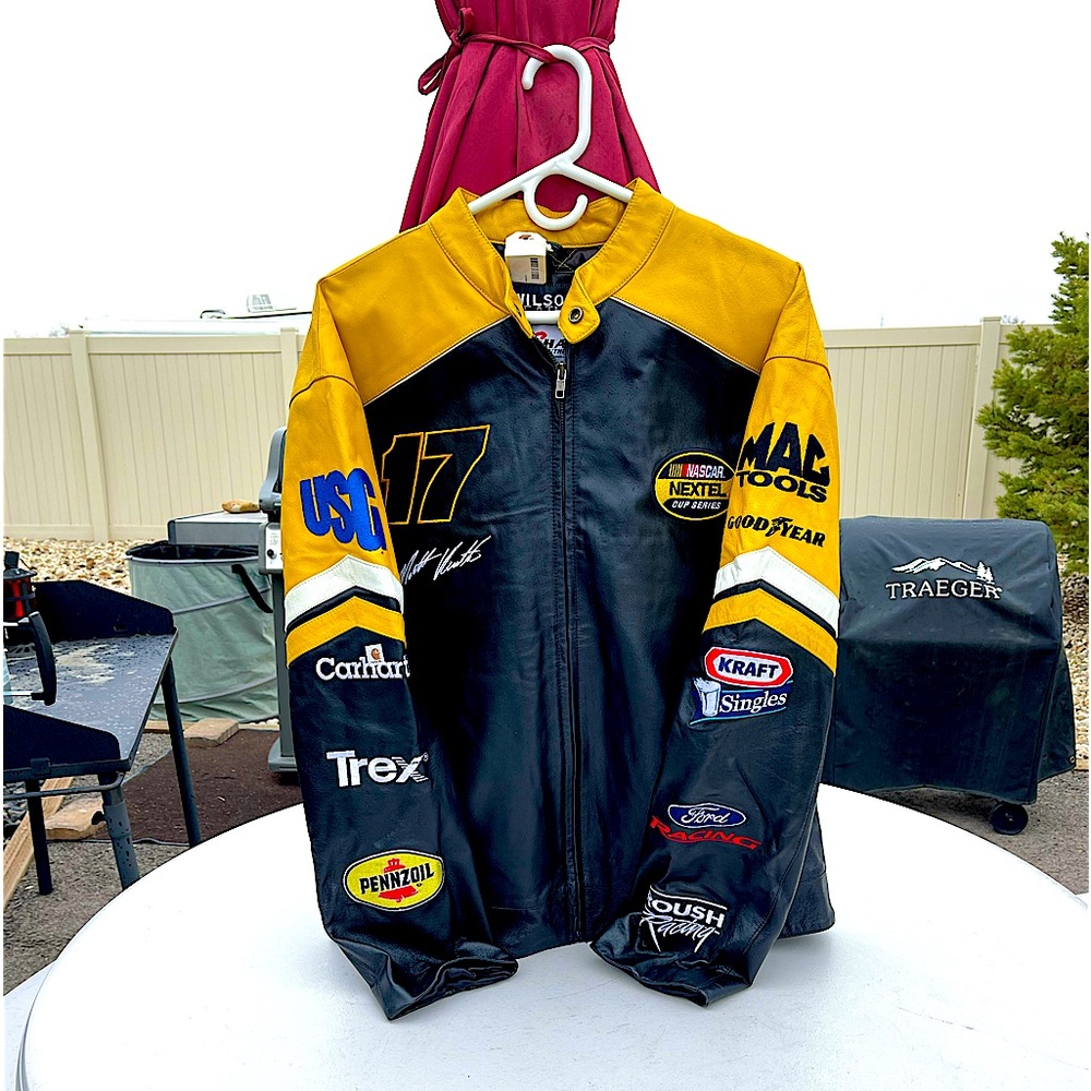 VTG Wilson Leather Chase Authentic NASCAR Dewalt No.17 Hall of Fame Matt Kenseth
